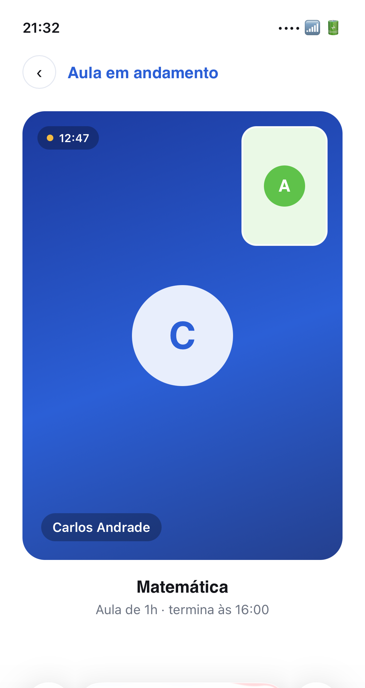 App da ELEVE, Entre na aula por vídeo